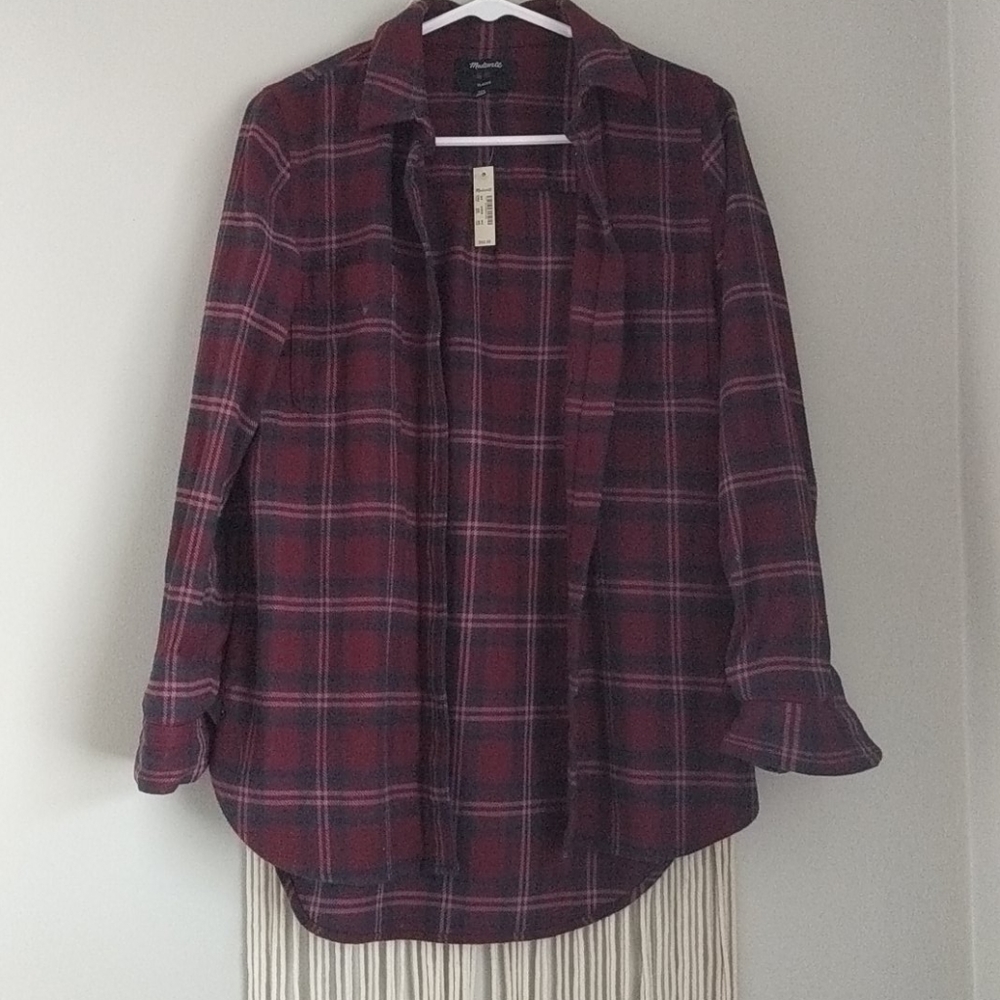 Madwell plaid flannel